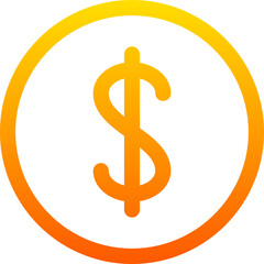 coin illustration on a white background       