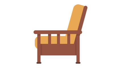 wooden chair isolated