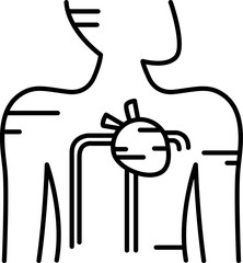 d-supply-system illustration on a white background        