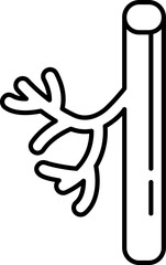 d-vessel illustration on a white background        