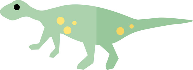 eosaurus illustration on a white background        