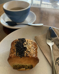 A golden-brown, flaky 