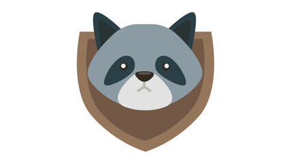 vector illustration of a cartoon cat