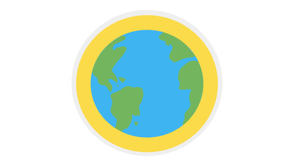 vector illustration of an abstract globe