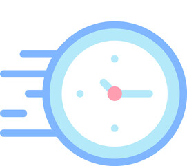 fast illustration on a white background       