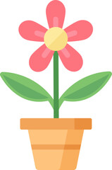 flower-4 illustration on a white background       