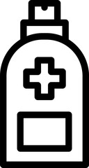 Obraz premium hand sanitizer illustration on a white background 