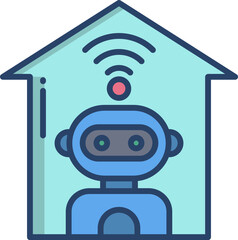 home illustration on a white background       