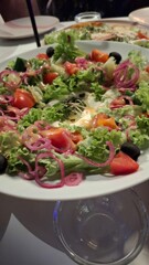 salad with vegetables