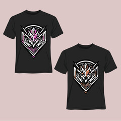 T-Shirt Design Mockup &ndash; Fashion Apparel Vector Template