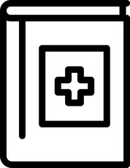 medical book illustration on a white background       