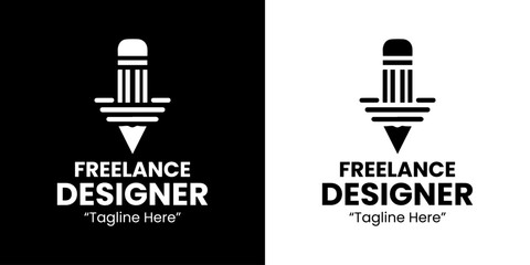 Elegant Freelance Designer Logo for Personal Identity and Branding