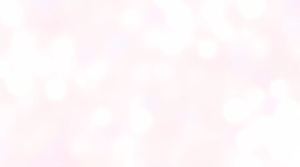 Obraz premium A soft, ethereal background with a delicate gradient from white to light pink, featuring a blurred, out-of-focus pattern of circular shapes in various shades of pink and white