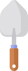 shovel illustration on a white background   