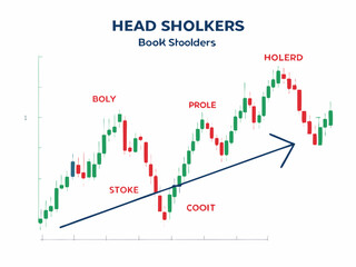 Create a bold, vector illustration of a head and shoulders silhouette pattern, suitable for bold graphic design.