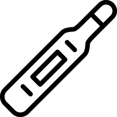thermometer illustration on a white background   