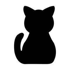 black cat vector