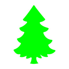 green christmas tree
