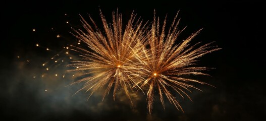 Fototapeta premium Colorful Fireworks Display in the Night Sky