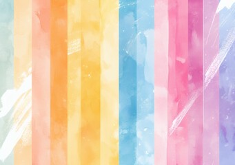 Watercolor line border background illustration material
