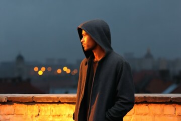 Urban Silhouette at Dusk