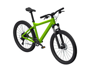 Isometric Icon of Mountain Bike