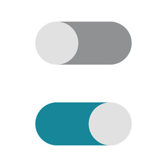 disable enable on off button vector illustration design