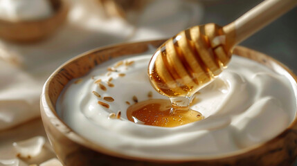Indulgent and Healthy: Honey Yogurt Perfection