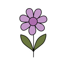 Fototapeta premium hand drawn flowers