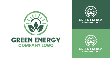 Eco-friendly Green Energy Logo Designs for Sustainable Brands