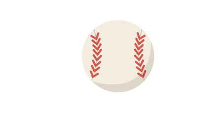 baseball on white background