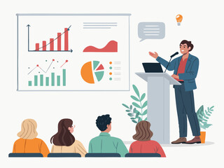 Design a bold, vector sales presentation template featuring strong strokes and impactful visuals for a modern business presentation.