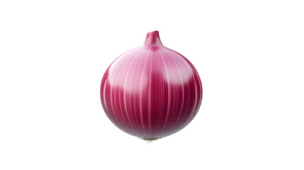 Fresh Red Onion Isolated on Tranasparent Background for Culinary Designs