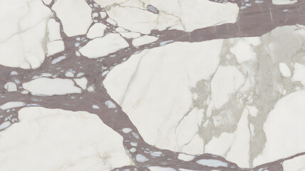 Full-frame 2D Calacatta Belgia marble slab with fine-tuned violet and light grey veining.