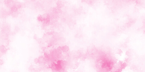 Fototapeta premium Latest colorful pink paper Background texture, pink abstract watercolor texture background for design and decoration, polished and empty smooth Watercolor background texture soft pink.