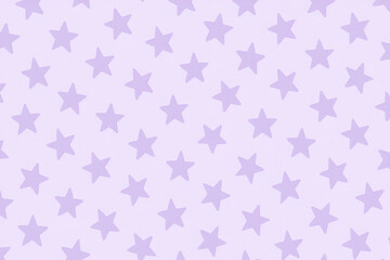 A whimsical pattern of light purple stars scattered across a pastel background. Perfect for adding a touch of charm to designs, crafts, and digital projects.