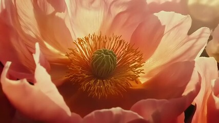Close-up of a blooming pink flower with intricate petals and a vibrant center, showcasing nature's beauty - Powered by Adobe