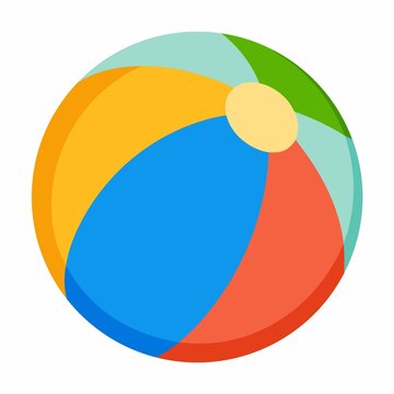 beach ball vector illustration