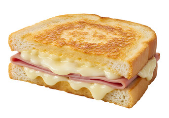 Grilled Ham and Cheese Sandwich Recipe Easy Delicious Classic isolated on transparent background
