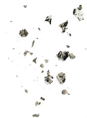 Vintage Metallic Foil Flakes Texture with Antique Gold and Silver Shimmer for Elegant Design Projects