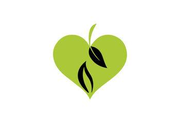 Leaf Health Icon Logo Design – Natural Wellness Symbol, Eco-Friendly Vector Art, Herbal Medicine Emblem, SVG File for Branding