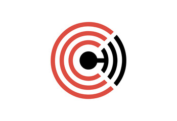 Digital signal icon design, wireless communication vector, data transmission symbol, network connectivity logo, tech signal illustration, modern technology graphic