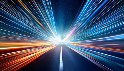 speed of digital lights background