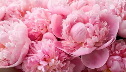 pink peony flower background