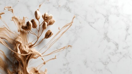 Elegant Floral Abstract Art