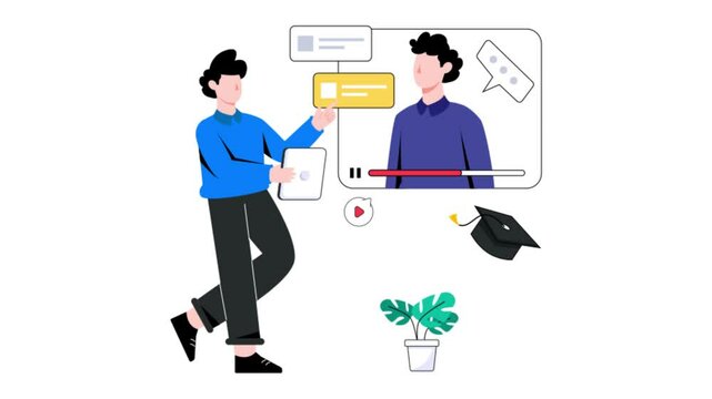 Online Courses 2D Flat Animation.