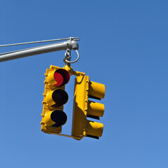 yellow traffic light