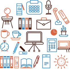 Icon related symbol line art design 