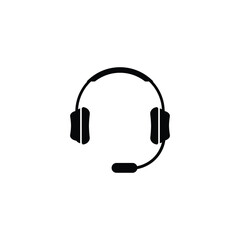 headphone earphone logo and vetor template