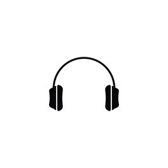 headphone earphone logo and vetor template